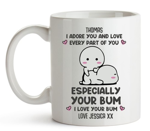Personalised mug i - mug, adore