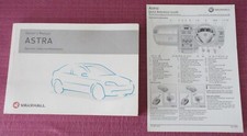 VAUXHALL ASTRA (2001 - 2005) OWNERS MANUAL - HANDBOOK INCLUDES CONVERTIBLE & GSi
