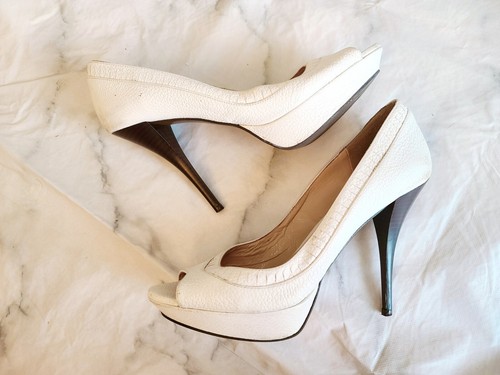 Zara genuine leather white - leather,