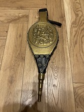 Antique Wooden And Brass