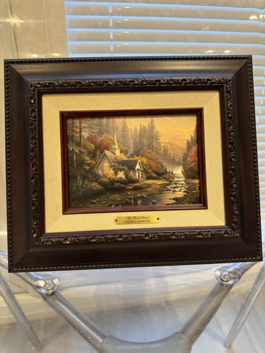 Thomas kinkade forest - forest, chapel