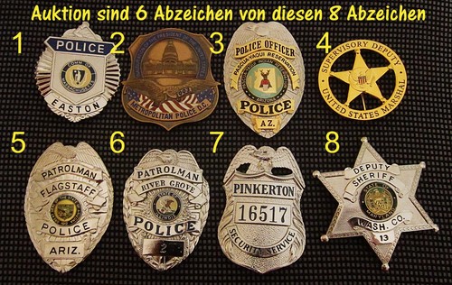 Obsolete police badge - ,, choose