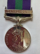 QE11 Campaign Service Medal (CSM) Canal Zone S/22388245 Pte. J.W. Baxter R.A.S.C