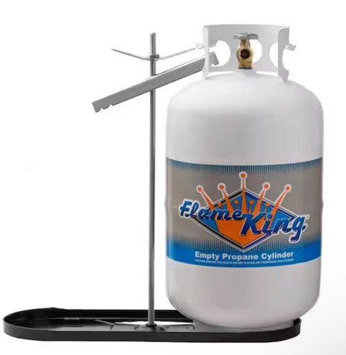 Propane tank holder double - rv,
