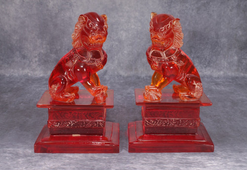Impressive pair vintage red - impressive, of
