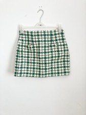BNWOT Zara Green White Gingham