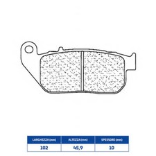 Front Brake Pads Sintered H-D 1200 XLC Sportster Custom 2004-2013