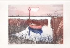 Original etching 'Eventide'