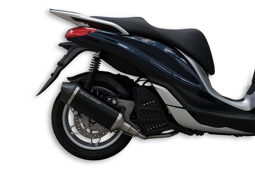 Malossi black exhaust - rx, for