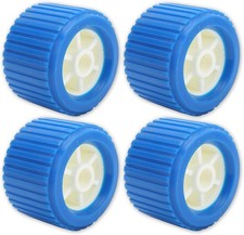 Ribbed Wobble Roller 4PCS Blue