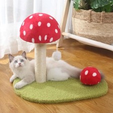 Mushroom Sisal Cat Scratching
