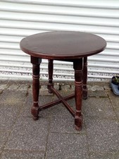 Vintage round wood Pub Table