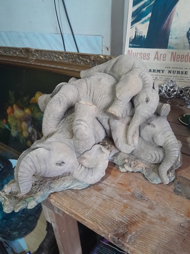 Vintage tuskers elephants - vintage,