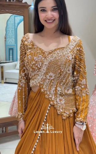 Mustard gold embellished - gold,
