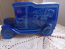 Wade Thorntons Chocolates Moneybox 1911 Delivery Van In Blue With Stopper.