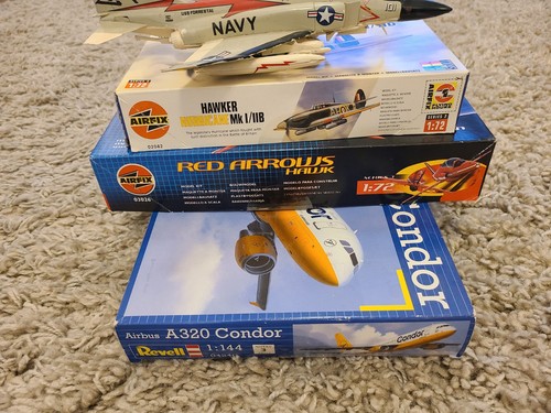 Airfix planes built job - built,