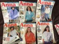 1989  collection Anna Burda magazines Eleven Issues with Patterns 