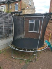 PLUM® 8FT FUN SPRINGSAFE® TRAMPOLINE & ENCLOSURE - BLACK