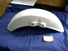 SUZUKI FS50 T FS50 X GEN NOS FRONT FENDER MUDGUARD WHITE 53111-02500-189