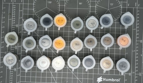 Humbrol airfix paints job lot - airfix,