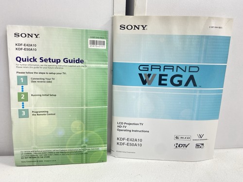 Sony grand wega - grand, lcd
