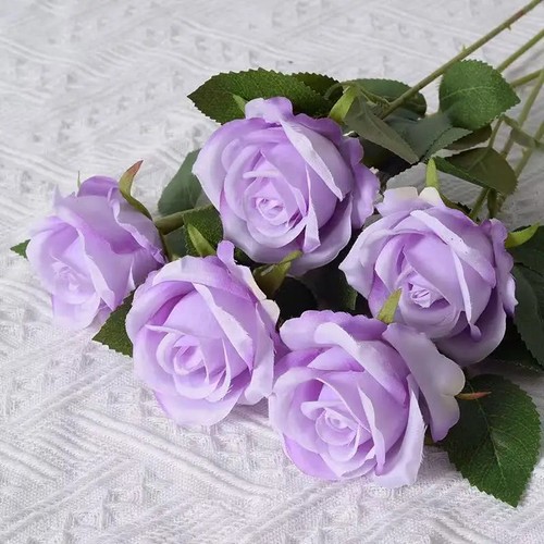 Artificial single rose - 1-20,