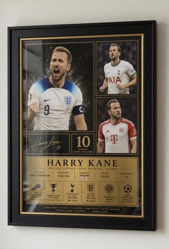 Harry kane signed football - harry,