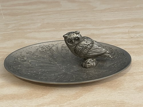 Vintage seba silver plated owl - vintage,
