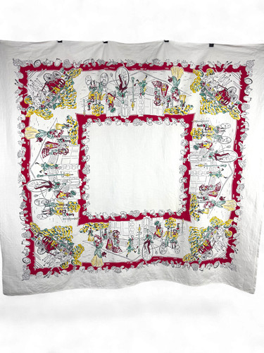 Vintage novelty linen - vintage,