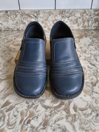 Loretta blue leather - loretta,