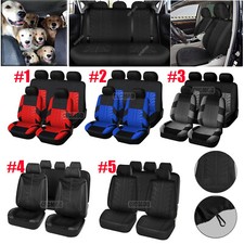 Pet Car Seat Cover Dogs Safety Protector Washable Front Rear Seat Cushion Mat UK