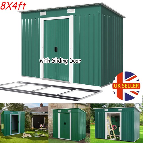 Outdoor large metal shed - large, 8x4ft