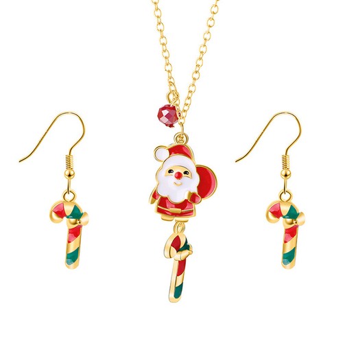 3pcs christmas necklace and - necklace,