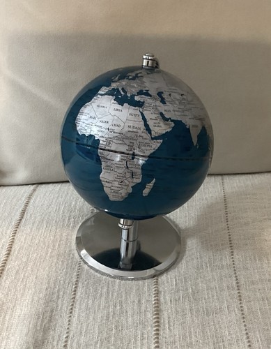 Modern blue silver world - modern,