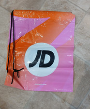 RETRO NEON  JD SPORTS DUFFLE DRAWSTRING GYM BAG USED COLLECTABLE