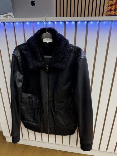 Reiss black shearling leather - shearling,