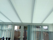 CONSERVATORY PLEATED ROOF