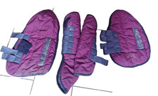 Set of 4  soft stable / travel boots pony size