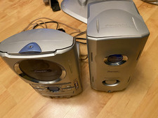 Pioneer stereo cd tuner/radio cassette deck XC-1521T silver audio system hi-fi