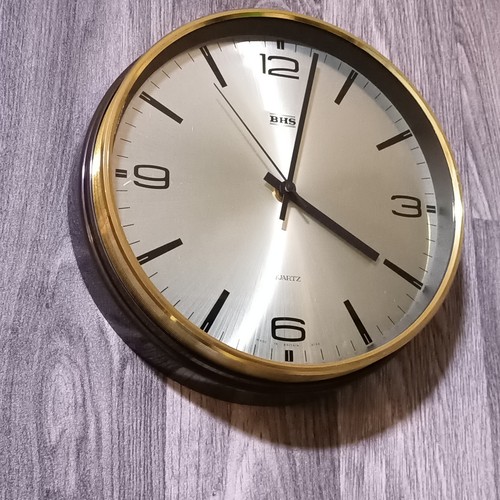 Vintage bhs quartz wall clock - bhs,