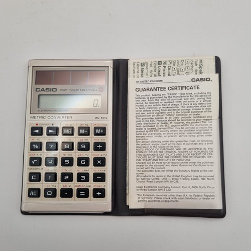 Vintage casio calculator - vintage,