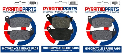 Front rear brake pads for - &,