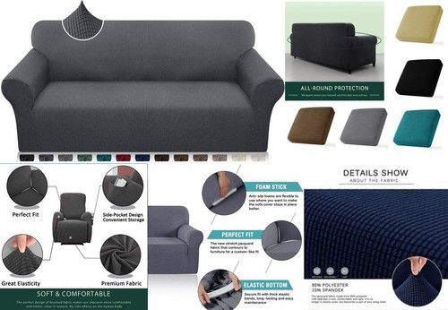 Premium elastic stretch sofa - elastic,
