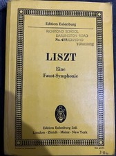 LISZT - Eine Faust-Symphonie Pocket Score