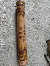 Bamboo rainmaker handheld rainstick musical instrument calming  16" percussion 