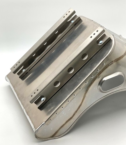 Aluminium bucket seat - aluminium, fixed
