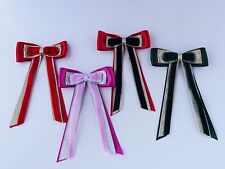 HAIR BOW BY CORNERSTONE BROWBANDS - YOUR COLOUR CHOICE - HORSE SHOWING