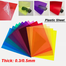 A4 Coloured Thin Plastic Sheet