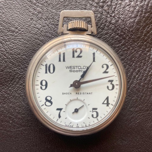 Westclox scotty pocket watch - westclox,