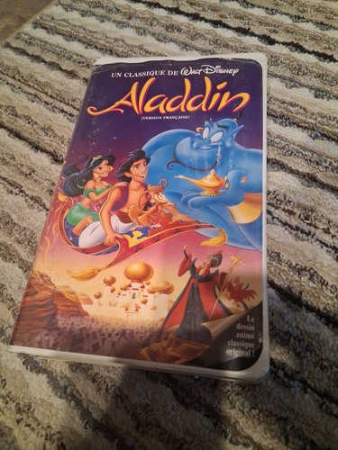 Aladdin vhs french - vhs, version